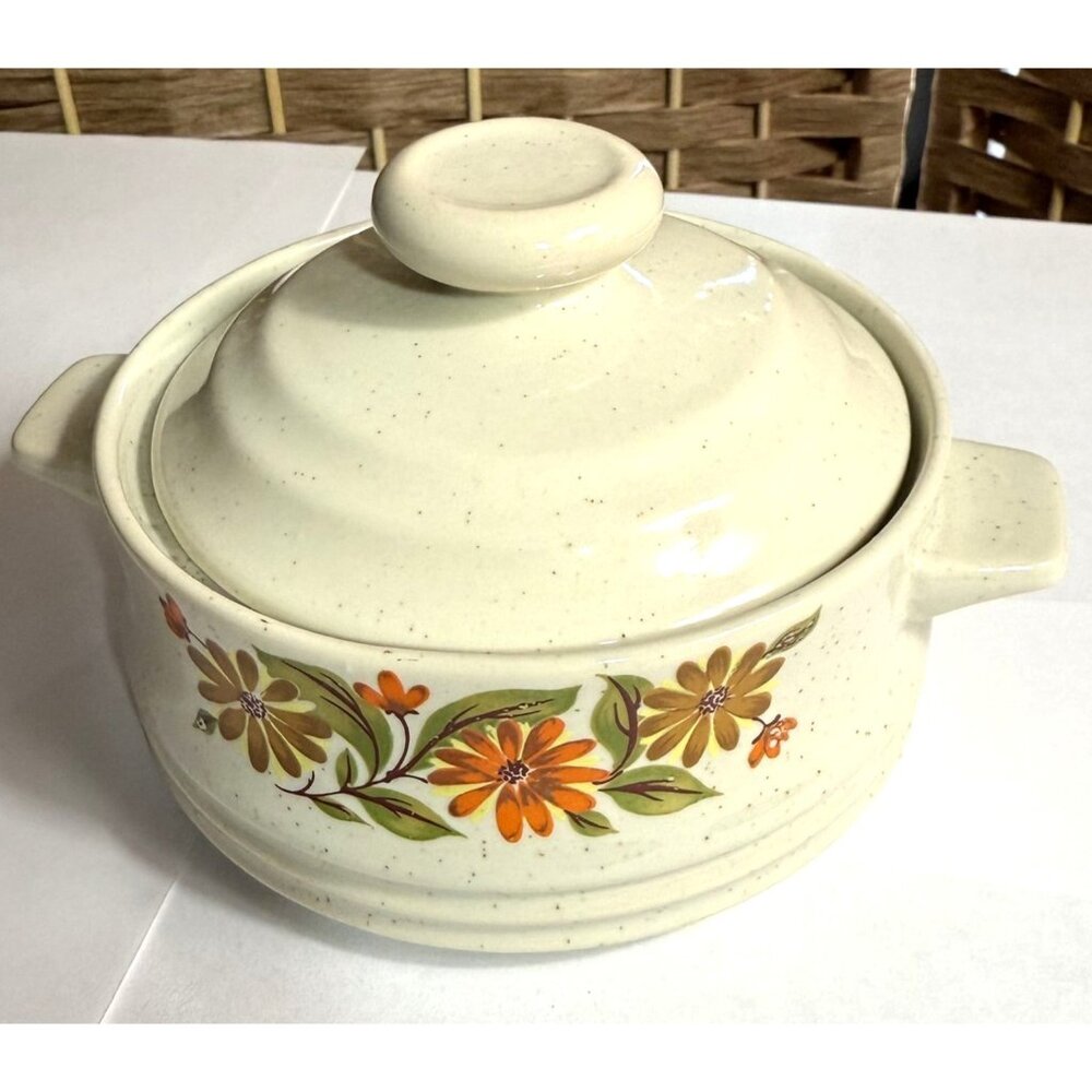 Capri Floral Ceramic Bake & Serve Dish With Lid